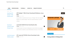 Desktop Screenshot of freeprinterdriverdownload.org