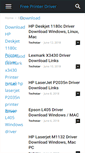 Mobile Screenshot of freeprinterdriverdownload.org