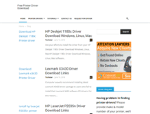 Tablet Screenshot of freeprinterdriverdownload.org